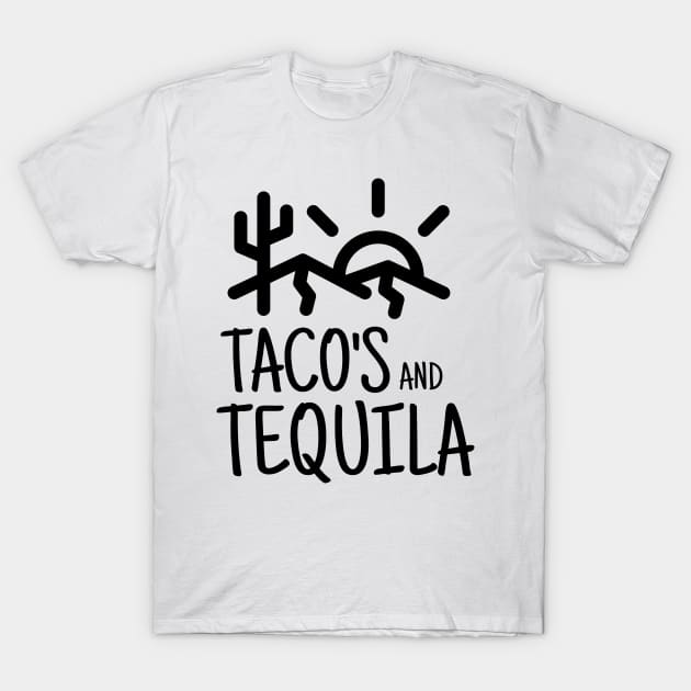 Taco's and Tequila T-Shirt by crazytshirtstore